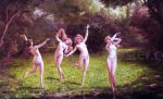 Spring by Frederic Soulacroix - Hand-Painted Oil Painting on Canvas Hot on Sale