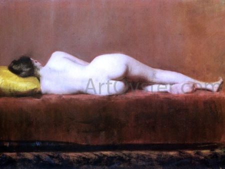 Nude Recumbent by William Merritt Chase - Hand-Painted Oil Painting on Canvas Supply