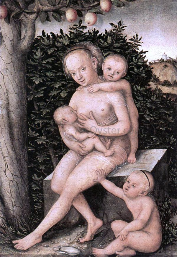 Charity by The Elder Lucas Cranach - Hand-Painted Oil Painting on Canvas Online Sale