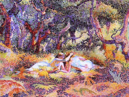 The Forest by Henri Edmond Cross - Hand-Painted Oil Painting on Canvas Supply