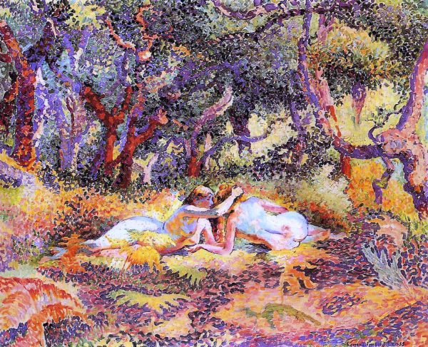 The Forest by Henri Edmond Cross - Hand-Painted Oil Painting on Canvas Supply