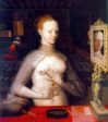 Diane de Poitiers by Masters of the Fontainebleau School - Hand-Painted Oil Painting on Canvas Sale