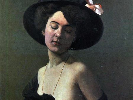 Woman with a Black Hat by Felix Vallotton - Hand-Painted Oil Painting on Canvas Online now