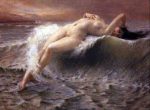 La Vague by Guillaume Seignac - Hand-Painted Oil Painting on Canvas Hot on Sale