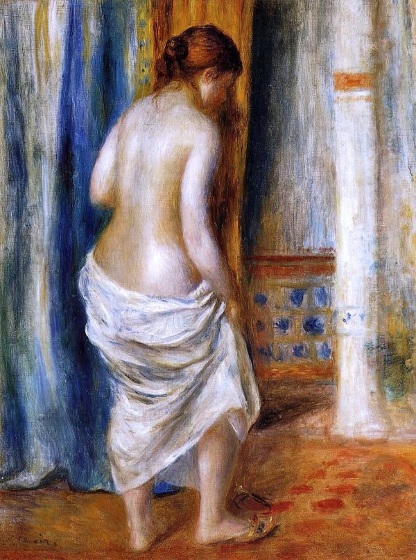 The Bathrobe by Pierre Auguste Renoir - Hand-Painted Oil Painting on Canvas Fashion