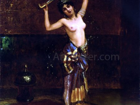 The Sword Dancer (also known as The Dance of Salome) by Rudolph Ernst - Hand-Painted Oil Painting on Canvas Supply