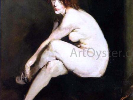 Nude Girl, Miss Leslie Hall by George Wesley Bellows - Hand-Painted Oil Painting on Canvas For Cheap