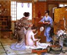 The Japanese Toilette by Marie-Francois Firmin-Girard - Hand-Painted Oil Painting on Canvas Online Sale