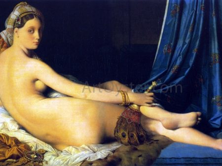 La Grande Odalisque by Jean-Auguste-Dominique Ingres - Hand-Painted Oil Painting on Canvas on Sale