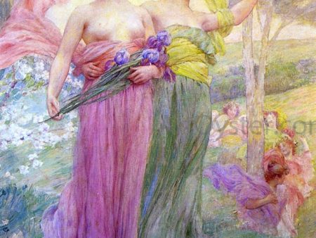 Floreal by Henry Siddons Mowbray - Hand-Painted Oil Painting on Canvas Supply