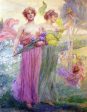 Floreal by Henry Siddons Mowbray - Hand-Painted Oil Painting on Canvas Supply