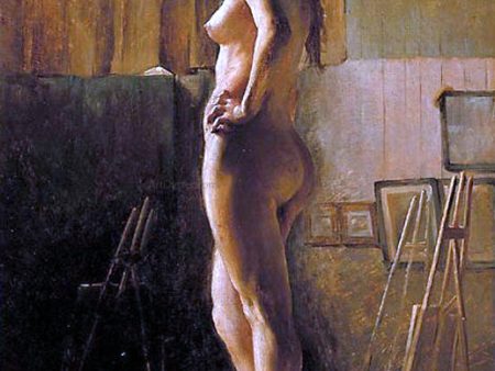 Standing Nude by Joseph Bernard - Hand-Painted Oil Painting on Canvas Online Sale