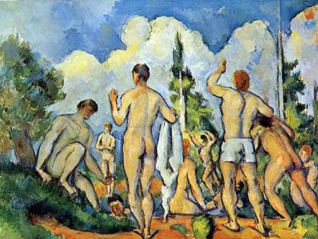 The Bathers by Paul Cezanne - Hand-Painted Oil Painting on Canvas Fashion