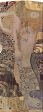 Water Serpents I by Gustav Klimt - Hand-Painted Oil Painting on Canvas Hot on Sale