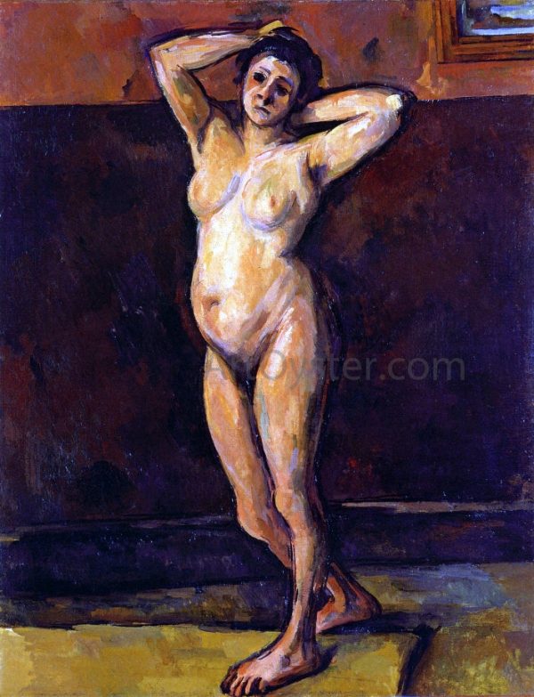 Nude Woman Standing by Paul Cezanne - Hand-Painted Oil Painting on Canvas Online