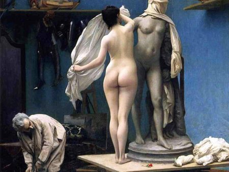 The End of the Sitting by Jean-Leon Gerome - Hand-Painted Oil Painting on Canvas Online Hot Sale