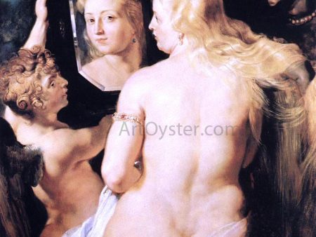 Venus at a Mirror by Peter Paul Rubens - Hand-Painted Oil Painting on Canvas Online now