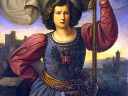 Allegory of Russia by Philipp Veit - Hand-Painted Oil Painting on Canvas Fashion