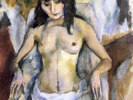 Nude in an Armchair by Jules Pascin - Hand-Painted Oil Painting on Canvas Online