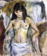 Nude in an Armchair by Jules Pascin - Hand-Painted Oil Painting on Canvas Online