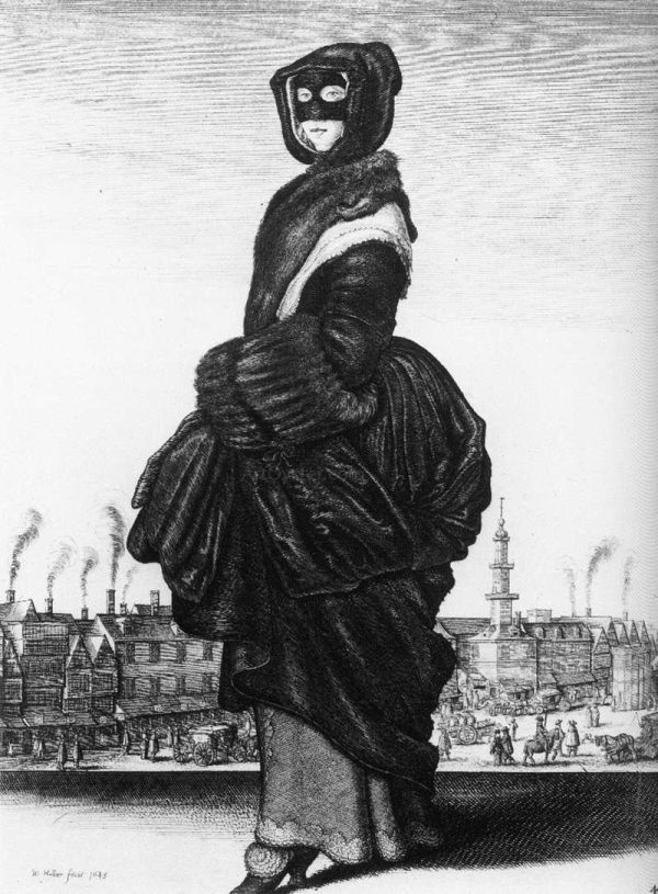 A Winter by Wenceslaus Hollar - Hand-Painted Oil Painting on Canvas Fashion