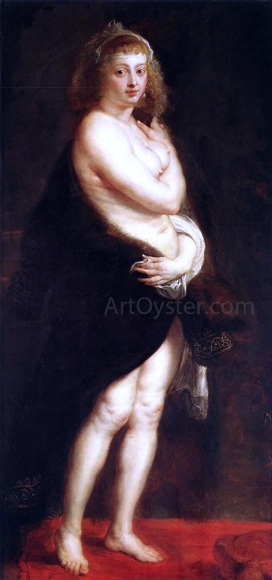 Venus in Fur-Coat by Peter Paul Rubens - Hand-Painted Oil Painting on Canvas Cheap