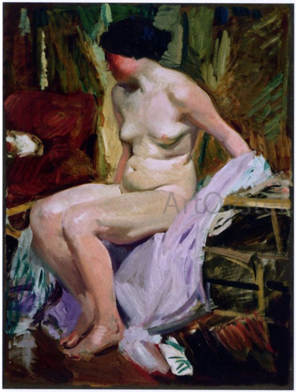 Female Nude by Joaquin Sorolla Y Bastida - Hand-Painted Oil Painting on Canvas Online Hot Sale