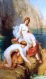 By Summer Seas by Herbert James Draper - Hand-Painted Oil Painting on Canvas For Cheap