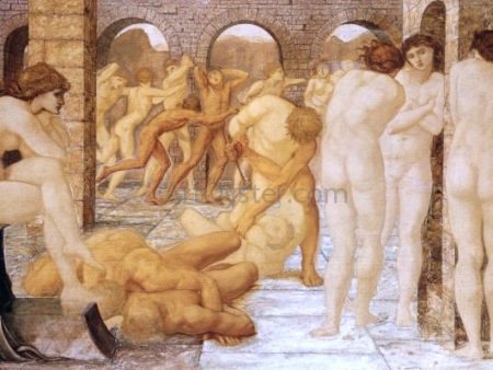 Venus Discordia by Sir Edward Burne-Jones - Hand-Painted Oil Painting on Canvas For Sale