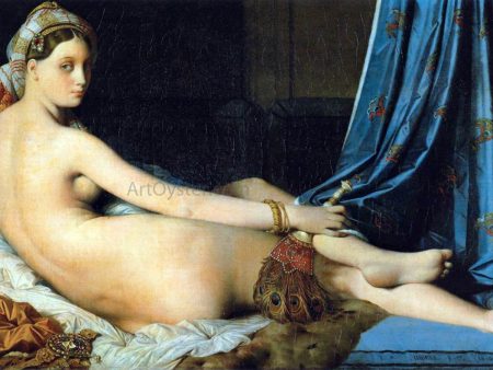 The Grand Odalisque by Jean-Auguste-Dominique Ingres - Hand-Painted Oil Painting on Canvas Online Sale