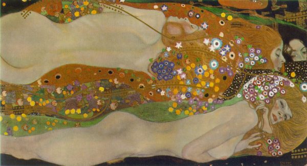 Water Serpents II by Gustav Klimt - Hand-Painted Oil Painting on Canvas Online Sale