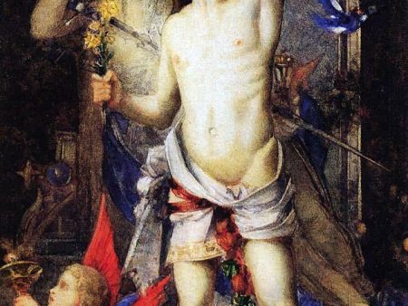 Young Man and Death by Gustave Moreau - Hand-Painted Oil Painting on Canvas Online