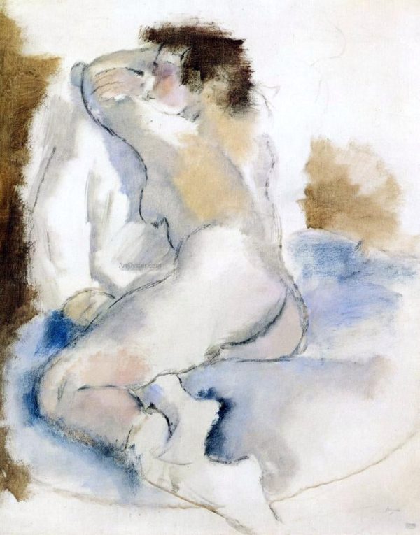 Germaine by Jules Pascin - Hand-Painted Oil Painting on Canvas Hot on Sale