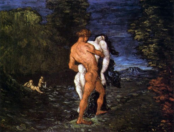 The Abduction by Paul Cezanne - Hand-Painted Oil Painting on Canvas Hot on Sale