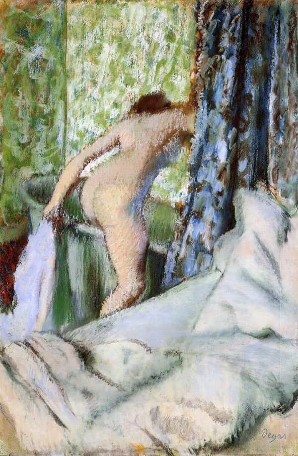 The Morning Bath by Edgar Degas - Hand-Painted Oil Painting on Canvas Online