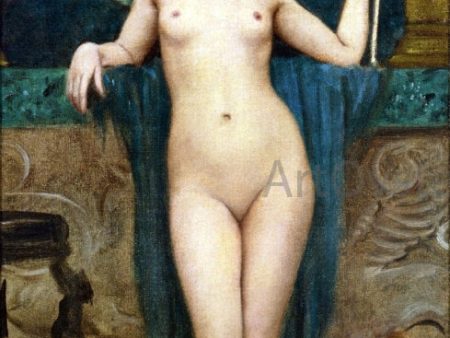 Study of Campaspe by John William Godward - Hand-Painted Oil Painting on Canvas Online now