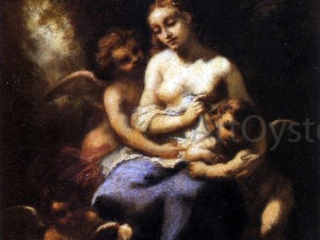 Young Nymph and Three Cupids by Narcisse Virgilio Diaz De la Pena  - Hand-Painted Oil Painting on Canvas Supply