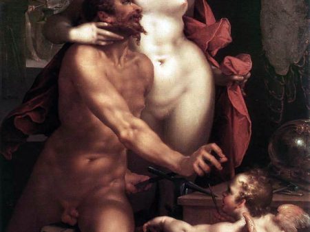 Venus and Vulcan by Bartholomaeus Spranger - Hand-Painted Oil Painting on Canvas Online