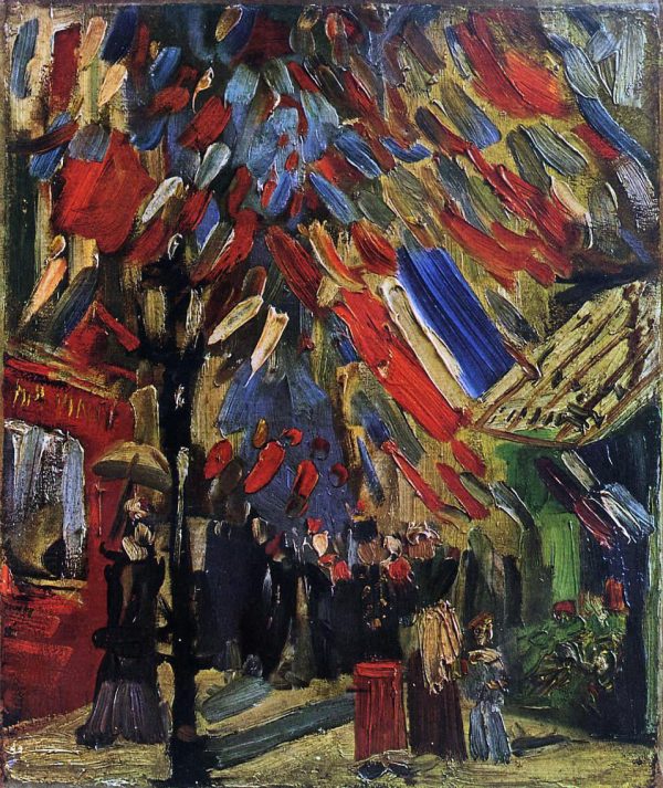 The Fourteenth of July Celebration in Paris by Vincent Van Gogh - Hand-Painted Oil Painting on Canvas Supply