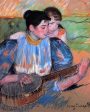 A Banjo Lesson by Mary Cassatt - Hand-Painted Oil Painting on Canvas Online Sale