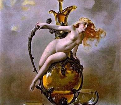 Wine of Tokai by Luis Ricardo Falero - Hand-Painted Oil Painting on Canvas Hot on Sale