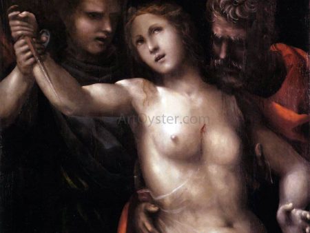 The Death of Lucretia by Il Sodoma - Hand-Painted Oil Painting on Canvas Online now