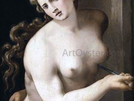 Lucretia by Michele Tosini - Hand-Painted Oil Painting on Canvas Online Hot Sale