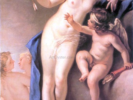 Venus and Cupid by Sebastiano Ricci - Hand-Painted Oil Painting on Canvas Cheap