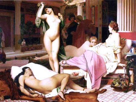 Grecian Interior, Le Gynecee by Jean-Leon Gerome - Hand-Painted Oil Painting on Canvas For Discount