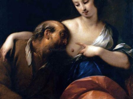 Roman Charity by Carlo Francesco Nuvolone - Hand-Painted Oil Painting on Canvas Hot on Sale