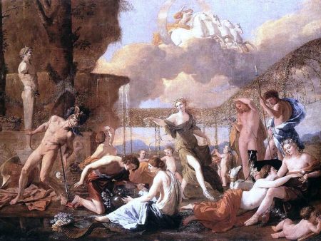 The Empire of Flora by Nicolas Poussin - Hand-Painted Oil Painting on Canvas Hot on Sale