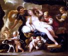 Venus And Mars by Luca Giordano - Hand-Painted Oil Painting on Canvas Sale