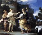 Venus Punishing Psyche with a Task by Luca Giordano - Hand-Painted Oil Painting on Canvas Cheap