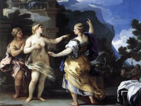 Venus Punishing Psyche with a Task by Luca Giordano - Hand-Painted Oil Painting on Canvas Cheap